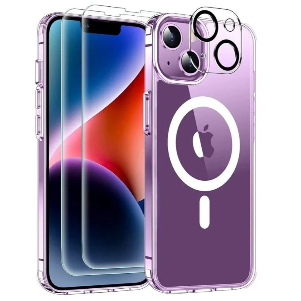 xiwxi Magnetic Case for iPhone 14 Case/iPhone 15 Case,